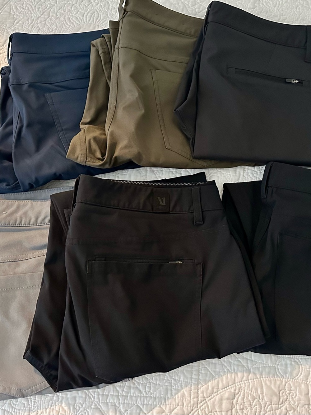 lululemon athletica Men's Chino-Style Performance Pants in Black, Navy, Olive